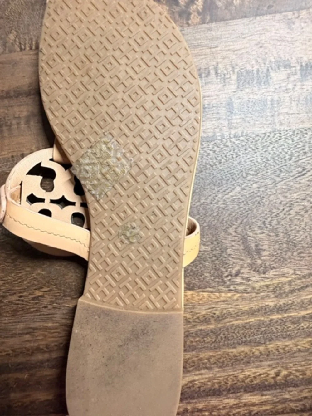 Tory Buch Miller Tan Sandals Size 8 1/2